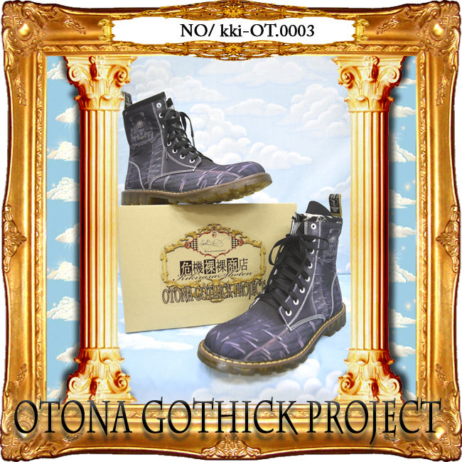 kki-OT.0003 大人ゴシックプロジェクトアイテム プリントブーツ