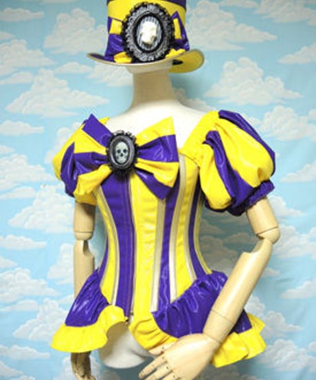 kki.1871　毒林檎でトリップした白雪姫のコルセットドレス。 HAT、スカートSET