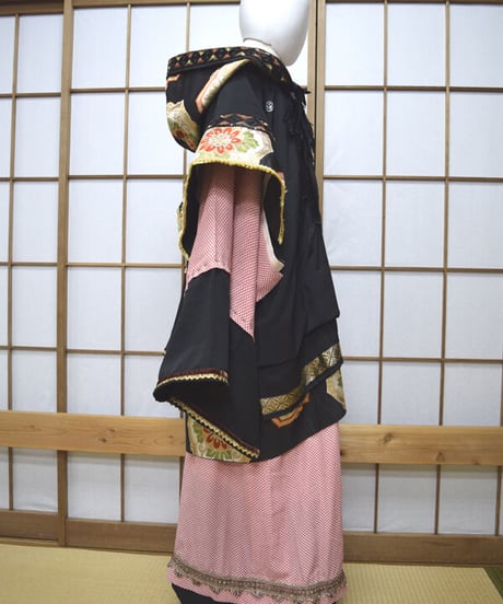kki.2553　【KIMONO Custom】カラス天狗のKIMONOガウン。