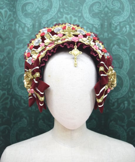 kki.2567　薔薇の姫デコレーションロココカチューシャ。