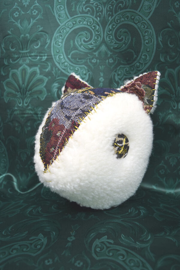 kki.2546 ネコのあたま。＜パッチワーク/中＞ | 危機裸裸商店WEBSHOP