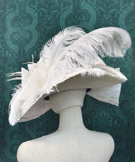 kki.2477　ヴィンテージローズガーデン広つばHAT。