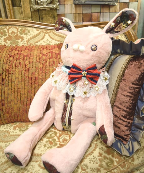 kki.2586　星の子ぬいぐるみBAG。＜ピンクうさたん＞