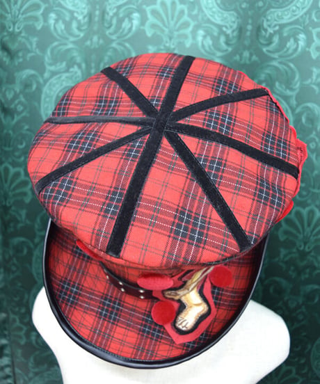 kki.2431　ユニオンジャックと天使のグラモフォンシルクHAT。