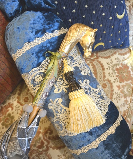 kki.2655　Vintage horse parasol。 （日傘）