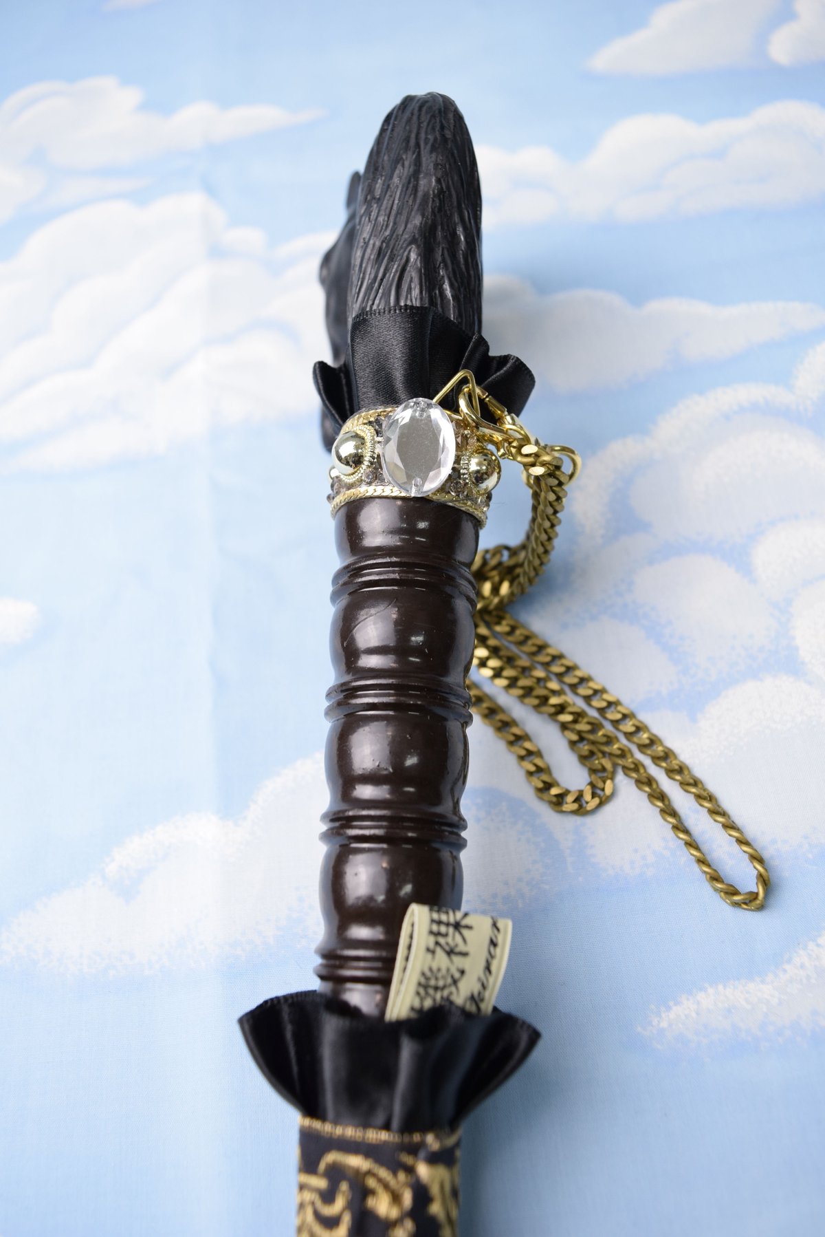kki.2102 ブラックホースクリスタルバラ鞭。 | 危機裸裸商店WEBSHOP