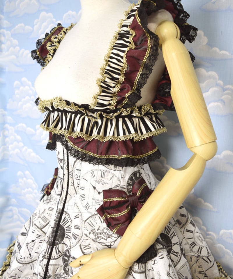 kki.2063 時の番人サスペンダー風オーバースカートコルセット。 | 危機