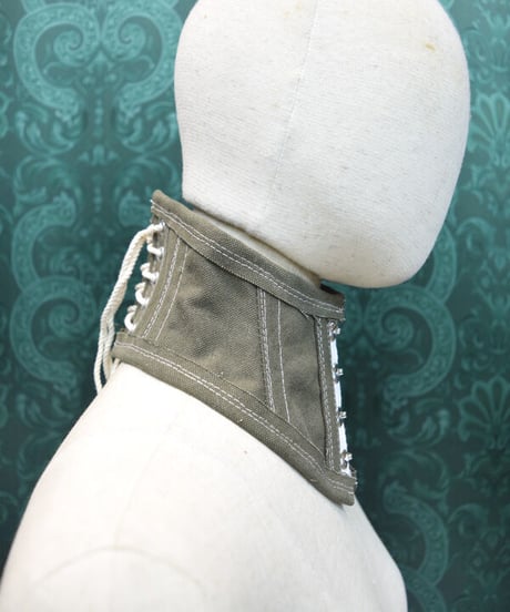 kki.2466　帆布ネックコルセット。