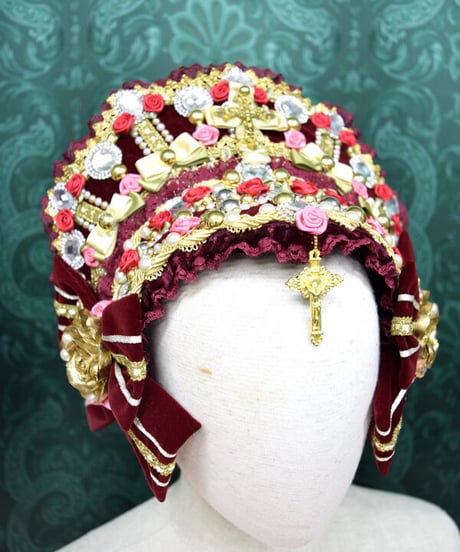 kki.2567　薔薇の姫デコレーションロココカチューシャ。