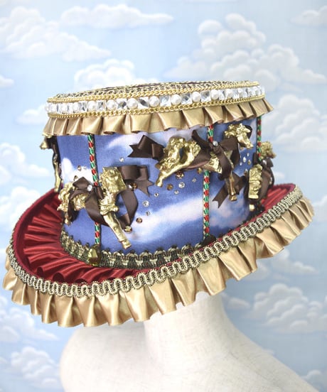 kki.2135　メリーゴーランドシルクHAT。