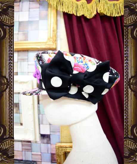 kki.2208　レトロチャイナ学生帽。＜くろ＞