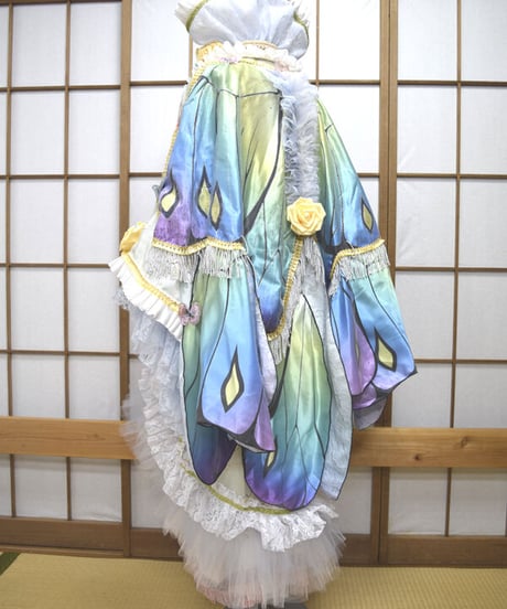 kki.2552　【KIMONO Custom】春風と蝶の羽音KIMONOガウン。