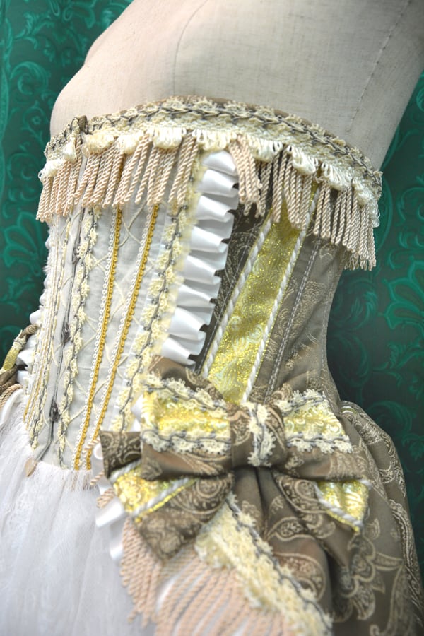 ホワイトレースコルセット E65 MARUKO ホワイトレースコルセット E65 MARUKO