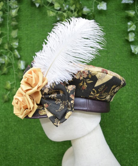 kki.2333　ヴィンテージローズ Police HAT。