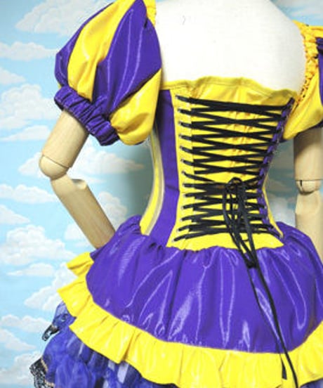 kki.1871　毒林檎でトリップした白雪姫のコルセットドレス。 HAT、スカートSET