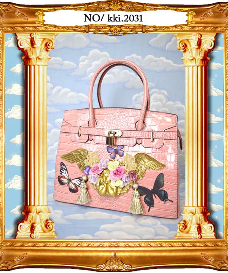 kki.2031 バタフライヘヴンピンクカスタムバーキンBAG。 | 危機裸裸