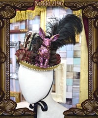 kki.2196　魔法のウサギ、ゴブランドールHAT＜ブラック＞。