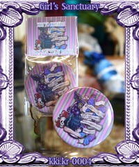 kki.kr-0004　Kiri to Kikirara Girl’s Sanctuary Badge＜モーヴ＞