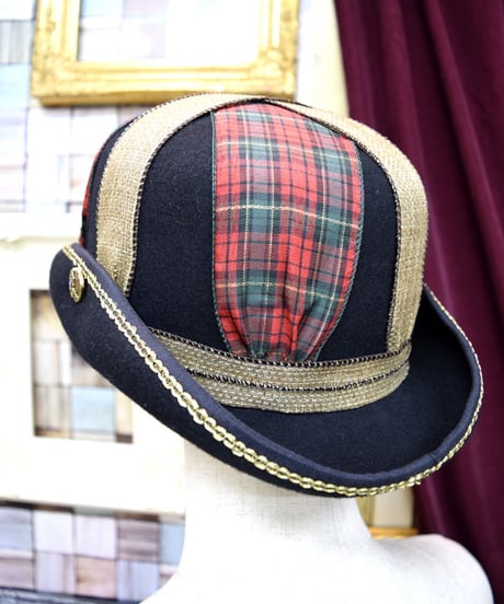 kki.2195　ヴィンテージ勲章ユニオンボーラーHAT。