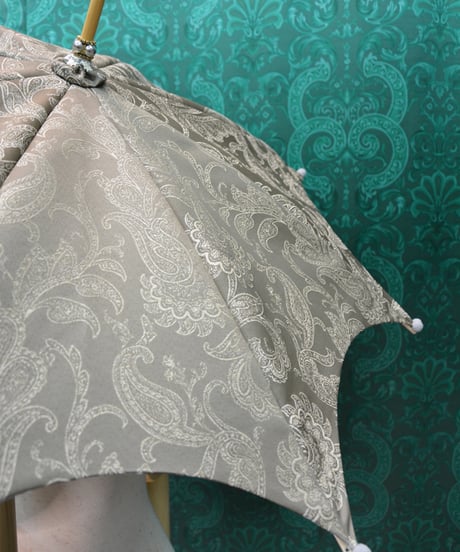 kki.2655　Vintage horse parasol。 （日傘）