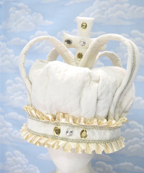 kki.2092　コットンキルティングクラウンHAT。