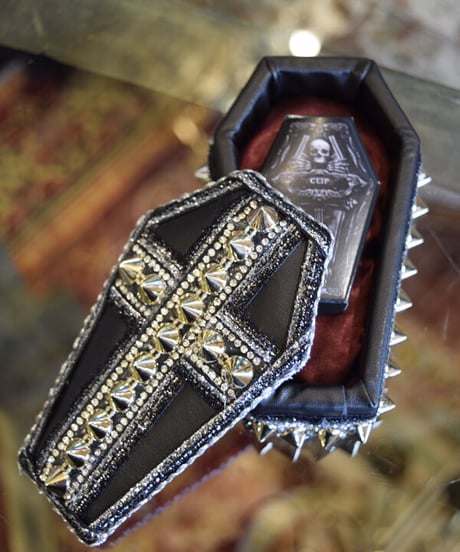 kki.2368　 Gothi Clip 棺BOX。＜ロックスタッズ＞