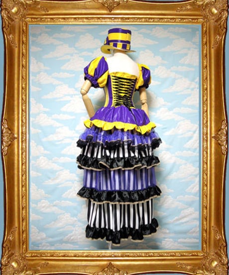 kki.1871　毒林檎でトリップした白雪姫のコルセットドレス。 HAT、スカートSET