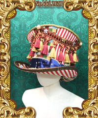 kki.2617　星屑のサーカスグラモフォンシルクHAT。