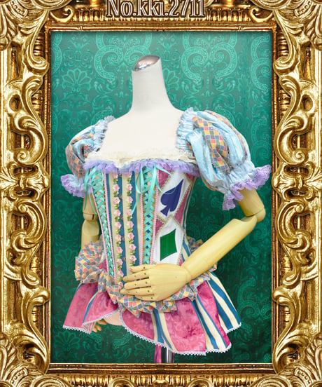 kki.2711　Fairy Tale Trump　ロングコルセット。