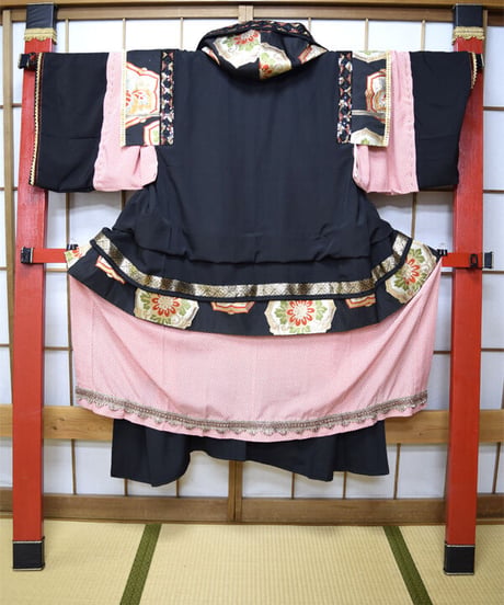 kki.2553　【KIMONO Custom】カラス天狗のKIMONOガウン。