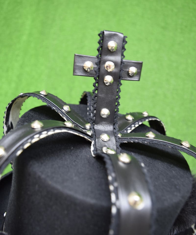 kki.2232 マッドフォックステイル王冠シルクHAT。 | 危機裸裸