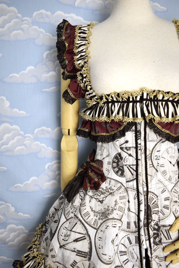 kki.2063 時の番人サスペンダー風オーバースカートコルセット。 | 危機