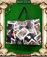 kki.sb-0001　危機裸裸トランプSHOP BAG。＜大＞