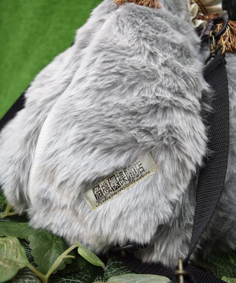 kki.2246　アンティークナポレオンラビットBAG。