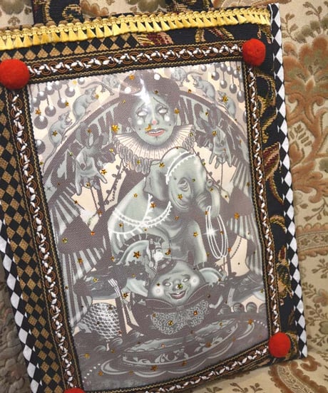 kki.SJ-001　SAKKIJEY◆collaboration　Art Tote BAG。＜サーカス＞