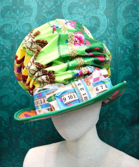 kki.2602　スプリングサーカスクラッシュシルクHAT。