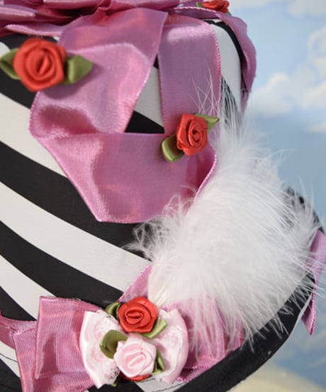 kki.1972　 お菓子の箱リボンHAT。