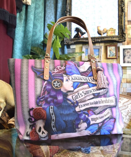 kki.kr-0002　Kiri to Kikirara Girl’s Sanctuary BAG＆ Wallet SET＜モーヴ＞