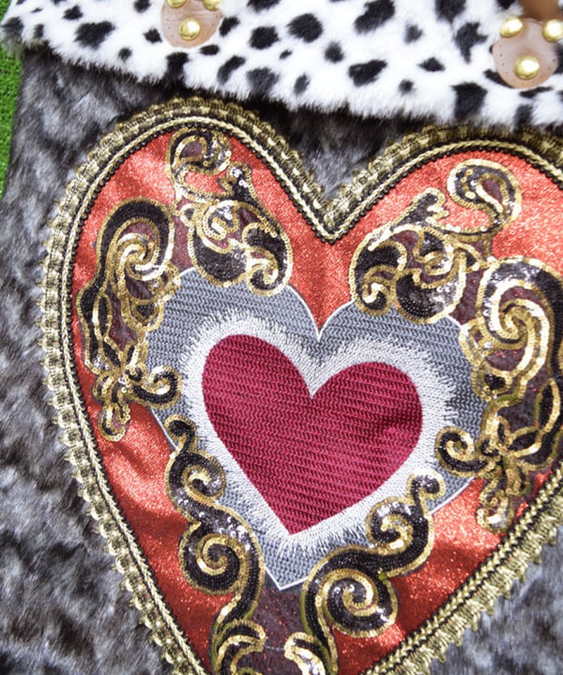 kki.2238 ハートの女王BIGファーBAG。 | 危機裸裸商店WEBSHOP