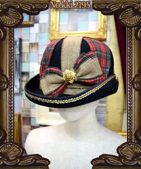 kki.2195　ヴィンテージ勲章ユニオンボーラーHAT。