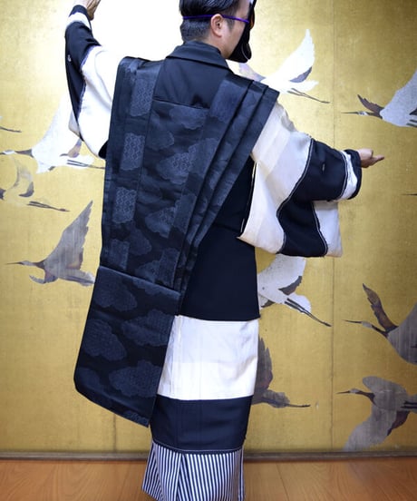 kki.2551　【KIMONO Custom】モノクロ裃ジャケット。