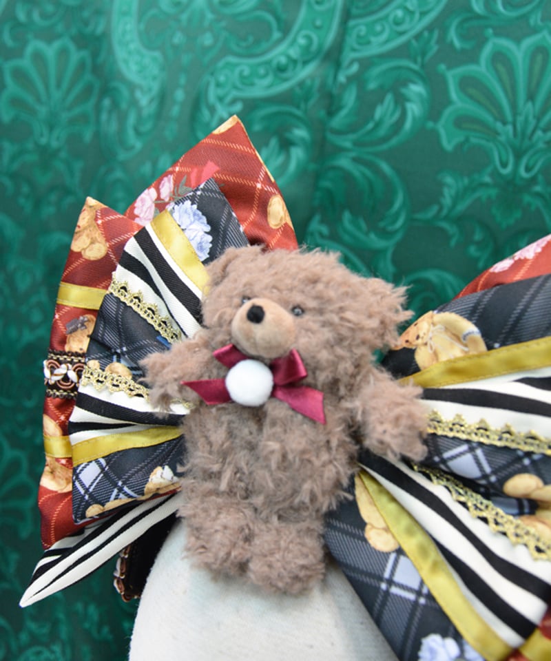 kki.2662 くまちゃんオーバースカートウエストコルセット/くまちゃん