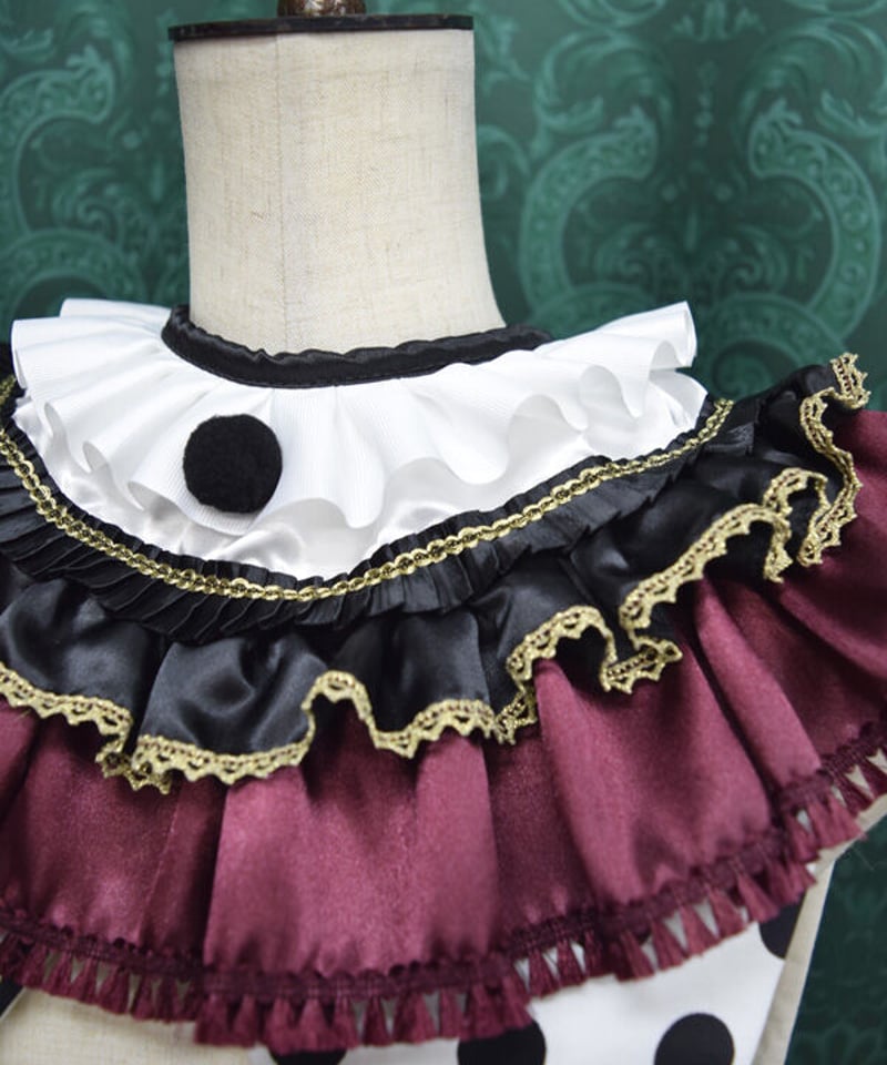 kki.2450 道化師のフリルとポンポンのカラー。 | 危機裸裸商店 kki.2450 道化師のフリルとポンポンのカラー。 | 危機裸裸商店