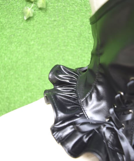 kki.2341　スピンドルフェイクレザーNeck Mask。