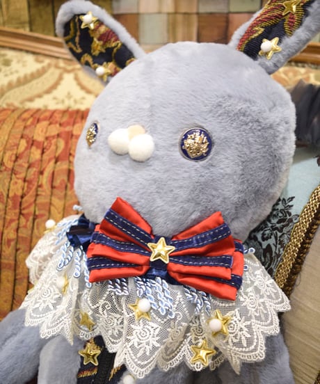 kki.2585　星の子ぬいぐるみBAG。＜グレーうさたん＞