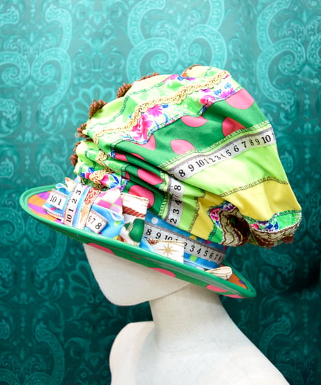 kki.2602　スプリングサーカスクラッシュシルクHAT。