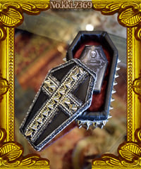 kki.2368　 Gothi Clip 棺BOX。＜ロックスタッズ＞