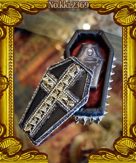 kki.2368　 Gothi Clip 棺BOX。＜ロックスタッズ＞