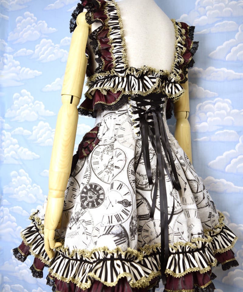 kki.2063 時の番人サスペンダー風オーバースカートコルセット。 | 危機