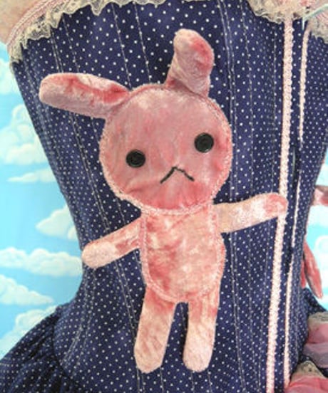 kki.1253　水玉うさちゃんバッスルコルセット。